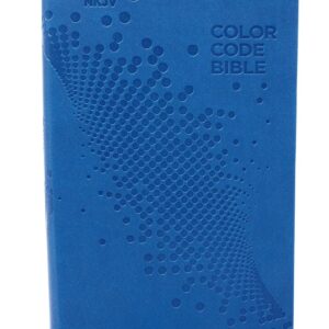NKJV, Color Code Bible for Kids, Blue Leathersoft, Comfort Print