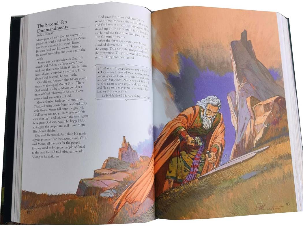 The Devotional Children Bible Ilustrated Devotional Text from Old and New Testament - Image 3