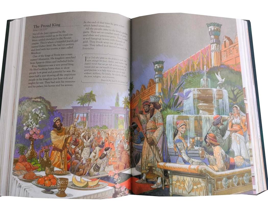 The Devotional Children Bible Ilustrated Devotional Text from Old and New Testament - Image 2
