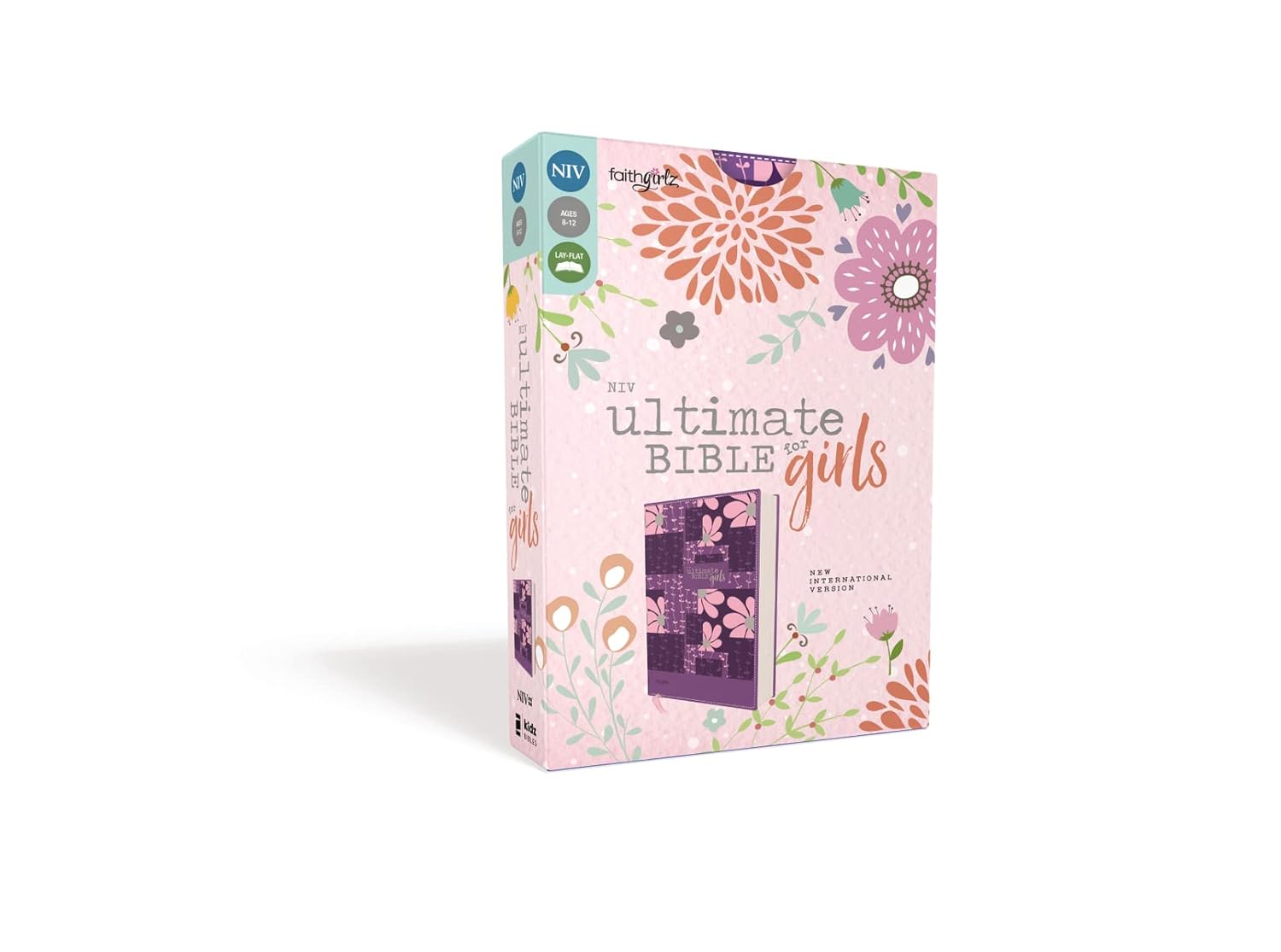 NIV, Ultimate Bible for Girls, Faithgirlz Edition, Leathersoft, Purple: The Perfect Christian Faith Gift for Your Tween Girl, Age 8-12