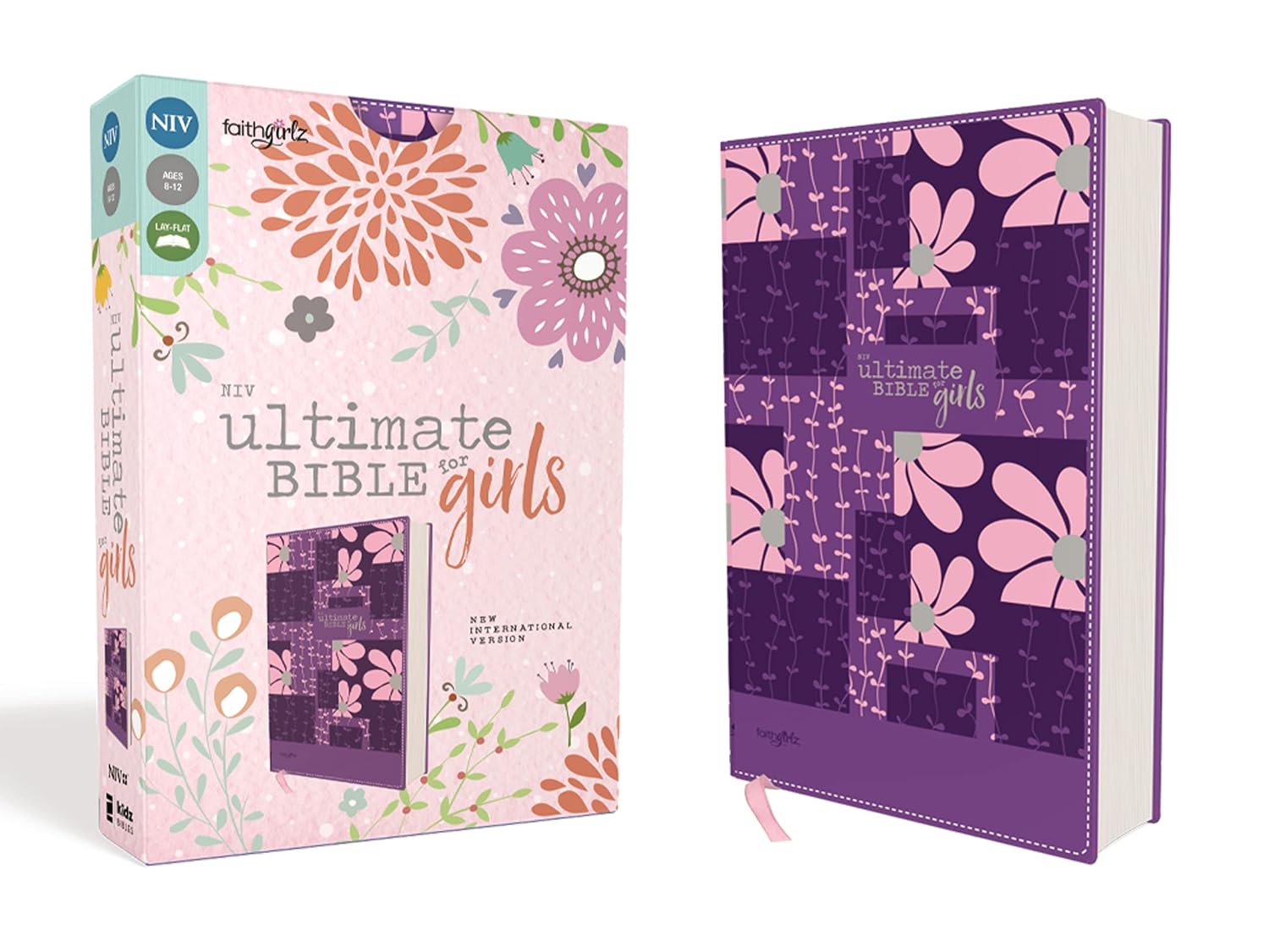 NIV, Ultimate Bible for Girls, Faithgirlz Edition, Leathersoft, Purple: The Perfect Christian Faith Gift for Your Tween Girl, Age 8-12 - Image 2