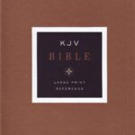 KJV Holy Bible: Large Print Verse-by-Verse with Cross References, Black Leathersoft, Comfort Print: King James Version (Maclaren Series)