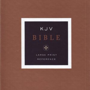 KJV Holy Bible: Large Print Verse-by-Verse with Cross References, Black Leathersoft, Comfort Print: King James Version (Maclaren Series)