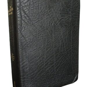 The NASB, MacArthur Study Bible, Large Print, Black Bonded Leather, Thumb Indexed, 1995 Text: Unleashing God's Truth One Verse at a Time (Holy Bible, New American Standard Bible)