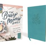NIV, The Busy Mom's Bible, Leathersoft, Teal, Red Letter, Comfort Print: Daily Inspiration Even If You Only Have One Minute
