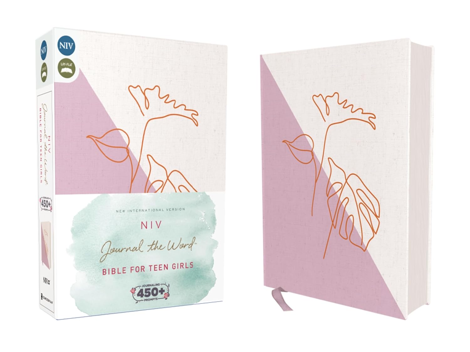 NIV, Journal the Word Bible for Teen Girls, Cloth over Board, Lavender/White, Red Letter: Includes Over 450 Journaling Prompts! - Image 3