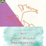 NIV, Journal the Word Bible for Teen Girls, Cloth over Board, Lavender/White, Red Letter: Includes Over 450 Journaling Prompts!
