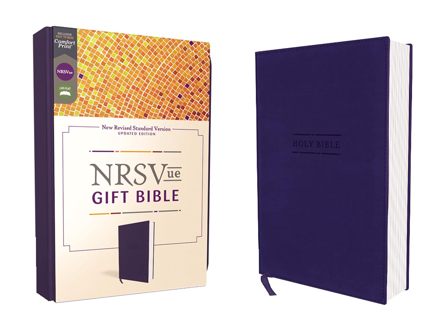 NRSVue, Gift Bible, Leathersoft, Blue, Comfort Print - Image 4