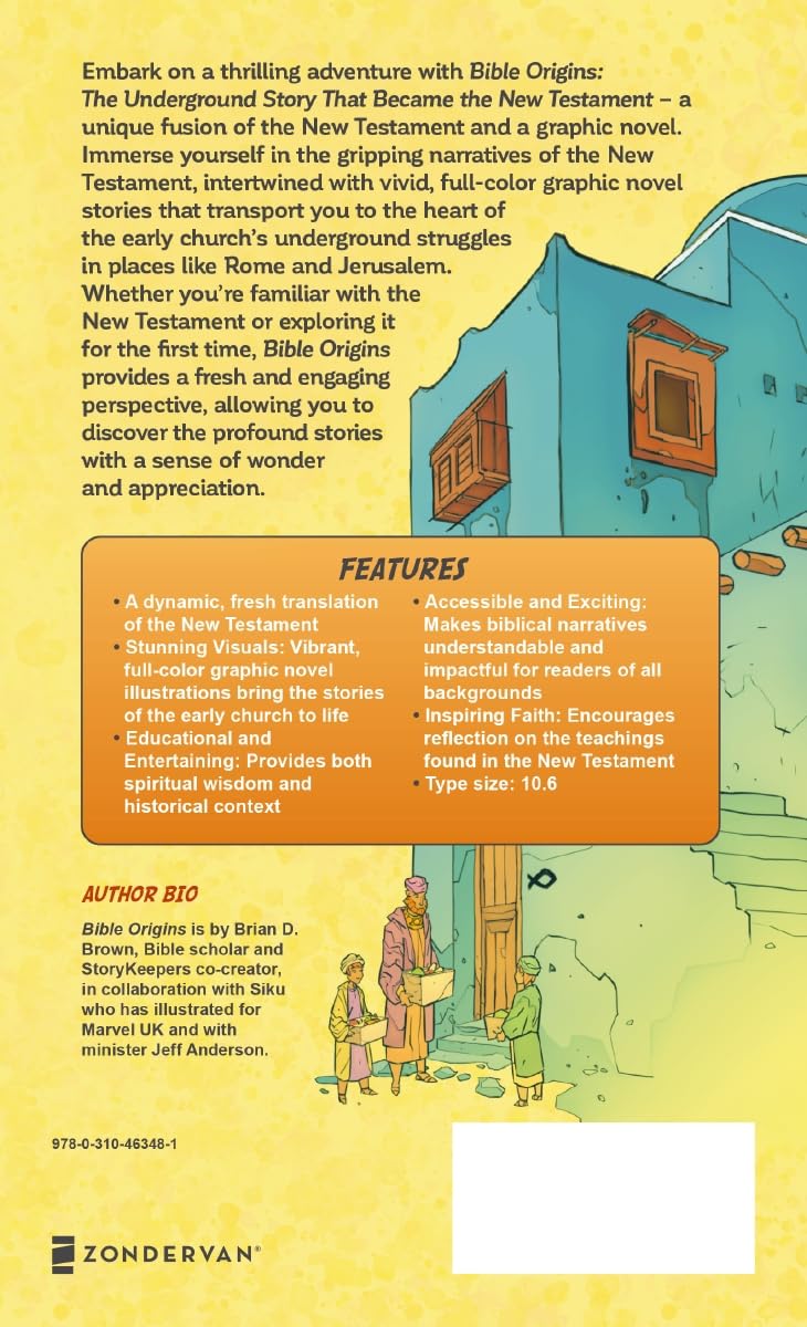 Bible Origins (Portions of the New Testament + Graphic Novel Stories), Hardcover, Orange: The Underground Story (Best Christian Gift for Kids Ages 8+ or Teens Who Love Comic Books and Adventures) - Image 4