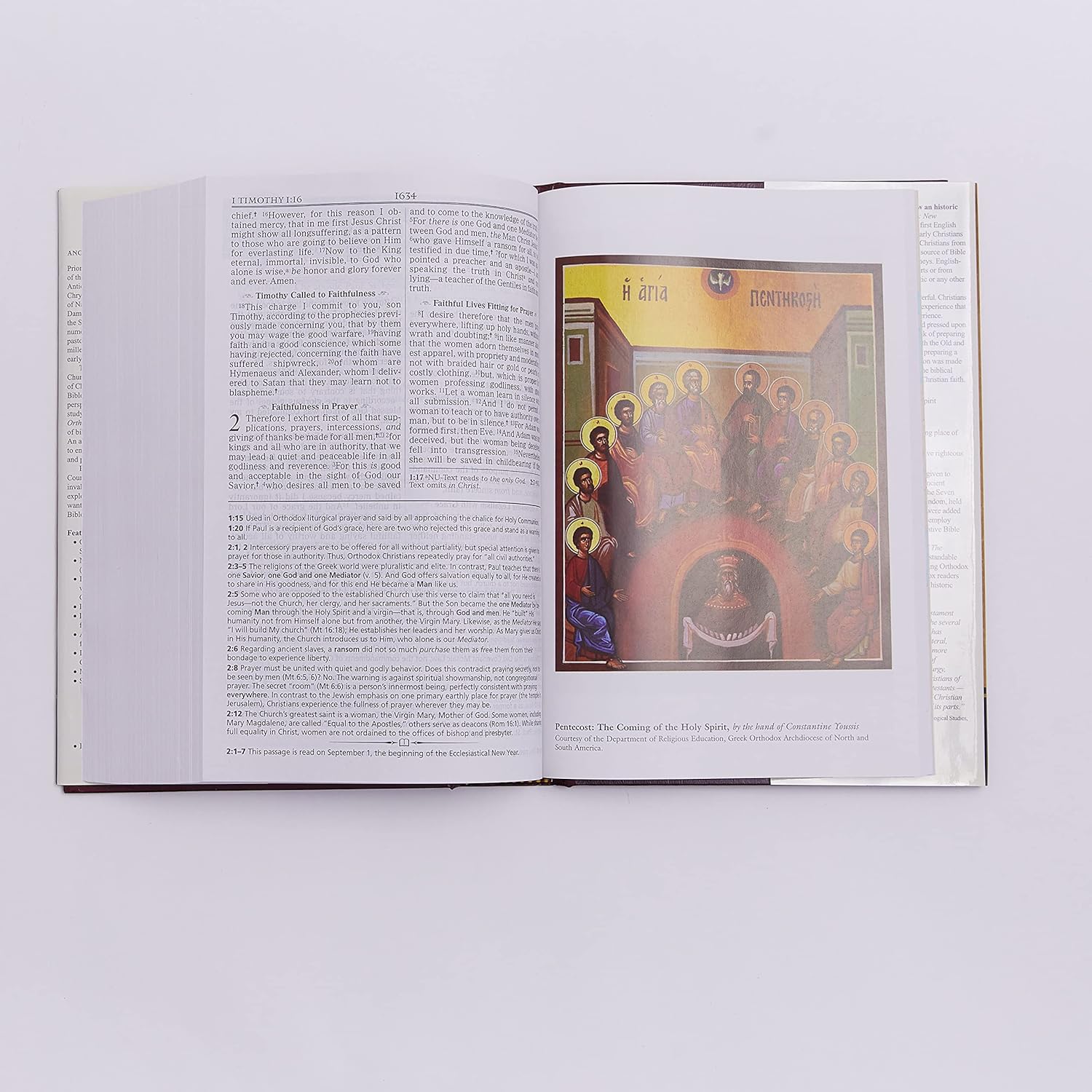 The Orthodox Study Bible, Hardcover: Ancient Christianity Speaks to Today's World - Image 2