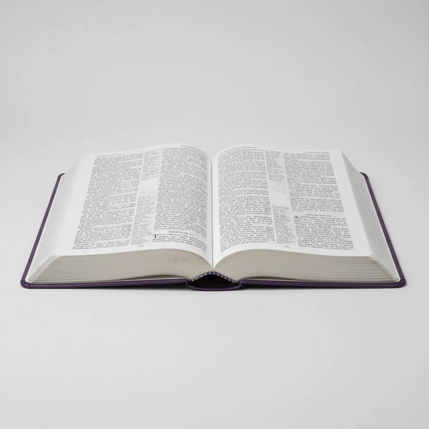 KJV GIANT PRINT EDITION PURPLE, LEATHERSOFT - Image 2