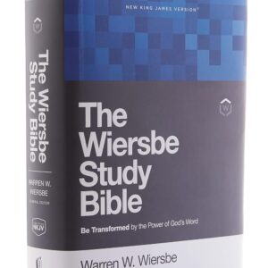 NKJV, Wiersbe Study Bible, Hardcover, Red Letter, Comfort Print: Be Transformed by the Power of God’s Word