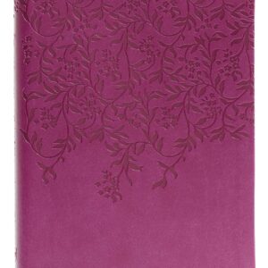 NKJV, Women of Faith Devotional Bible, Leathersoft, Purple: A Message of Grace and Hope for Every Day