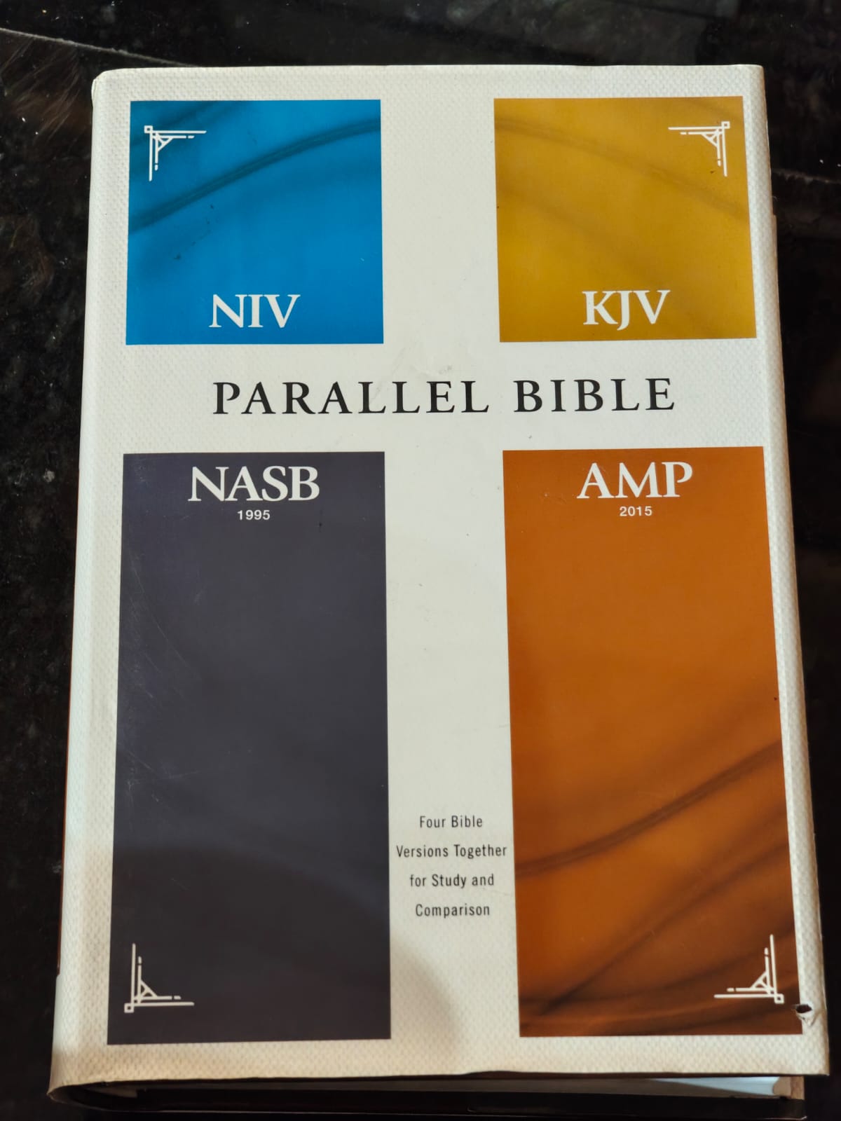 NIV, KJV, NASB, Amplified, Parallel Bible, (NIV, KJV, NASB, Amplified), Hardcover