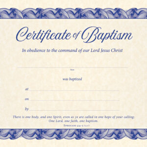 Baptism and Marriage certificates