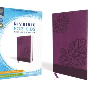 NIV, Bible for Kids, Leathersoft, Purple, Red Letter, Comfort Print: Thinline Edition