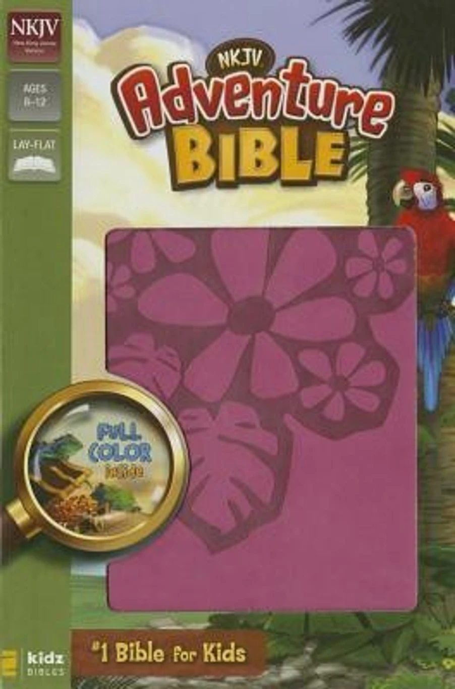 Zondervan NKJV, Adventure Bible, Leathersoft, Pink, Full Color (English, Leather / fine binding, Richards Lawrence O.)