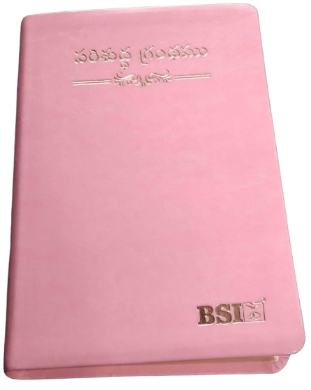 BSI Telugu Bible DU PU Thumb Index (Amity Edition) - 8 Premium Colors