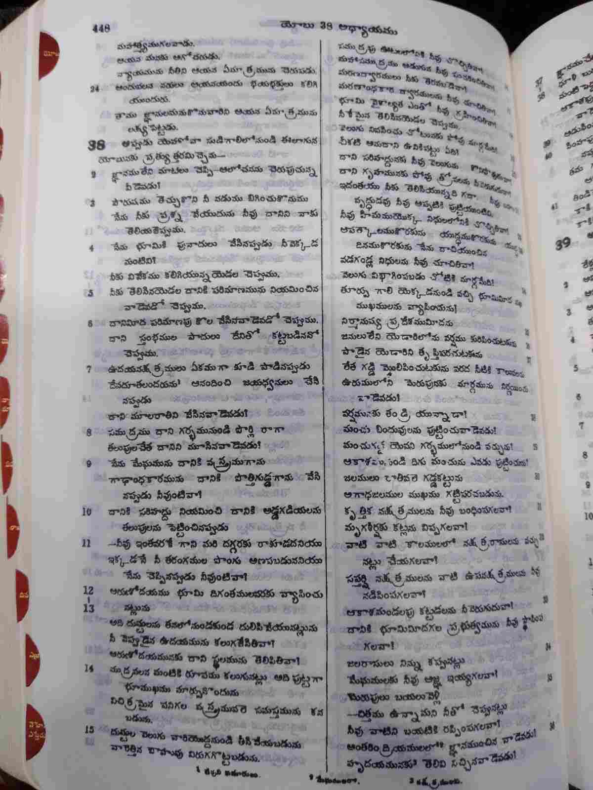 BSI Telugu Bible OV27 Thumb Index (OCF) Black KBS - Image 2