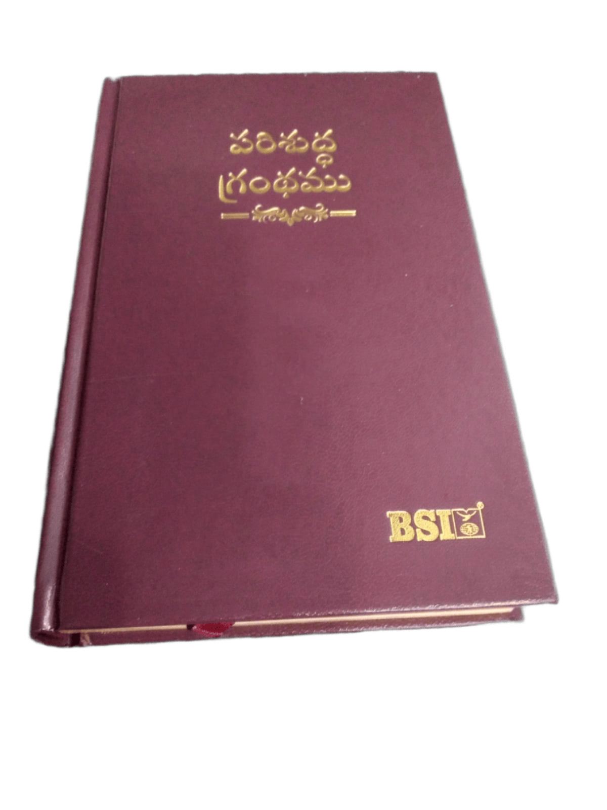 BSI Telugu Bible OV 2021 with Concordance and Thumb Index | Hard Yapp Cover | Bible Society of India (Black and Burgundy) - Image 5