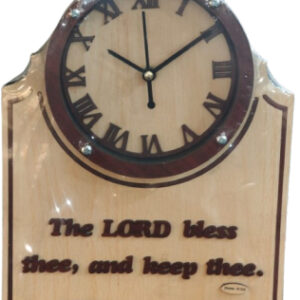 Beautiful Wall Clock with Inspiring Bible Verse
