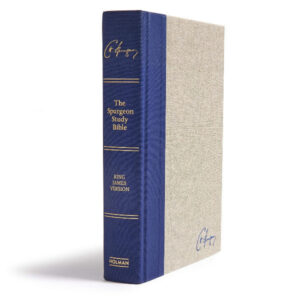 KJV Spurgeon Study Bible, Navy/Tan Clothboard | ISBN 9781462741113
