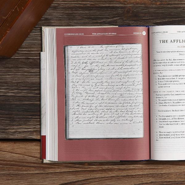KJV Spurgeon Study Bible, Navy/Tan Clothboard | ISBN 9781462741113 - Image 4
