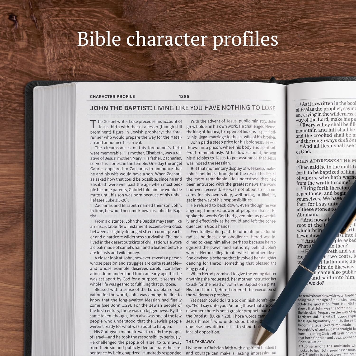 KJV Everyday Study Bible, Black/Navy Cross LeatherTouch (King James Version) – Compact Portable Edition by Holman Bible Publishers | ISBN: 9781462796977 - Image 5