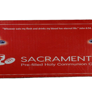 Sacramento Prefilled Communion Cups and Wafer Set with Grape Juice and Unleavened Wafer | Ready to serve | Pack of 100 cups