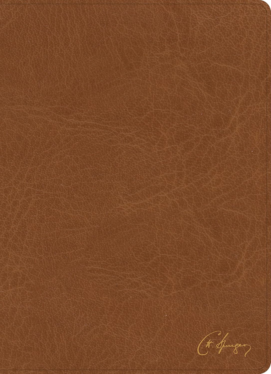KJV Spurgeon Study Bible, Tan Leathertouch: King James Version, Tan Leathertouch | Crimson Leathertouch - Image 6