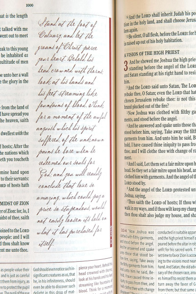 KJV Spurgeon Study Bible, Tan Leathertouch: King James Version, Tan Leathertouch | Crimson Leathertouch - Image 5