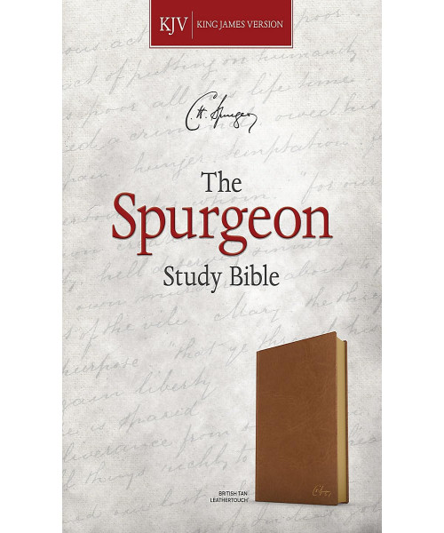 KJV Spurgeon Study Bible, Tan Leathertouch: King James Version, Tan Leathertouch | Crimson Leathertouch