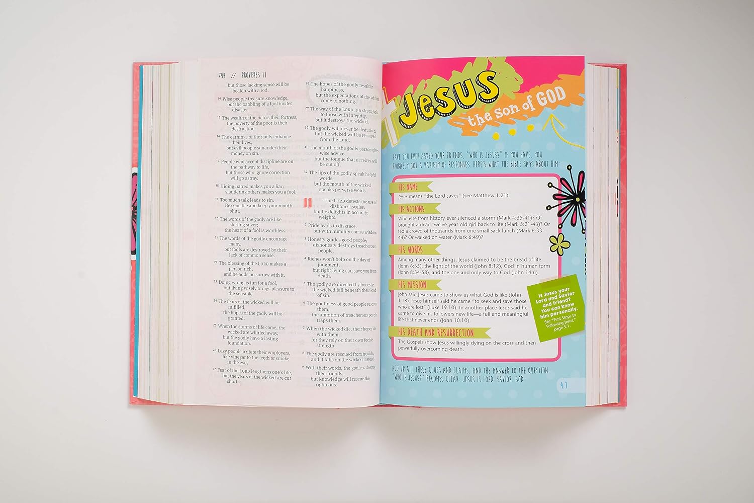NLT Girls Life Application Study Bible, Hardcover – Tyndale New Living Translation Devotional Bible for Tween Girls, Ages 11–14 (ISBN: 9781414397818) - Image 3