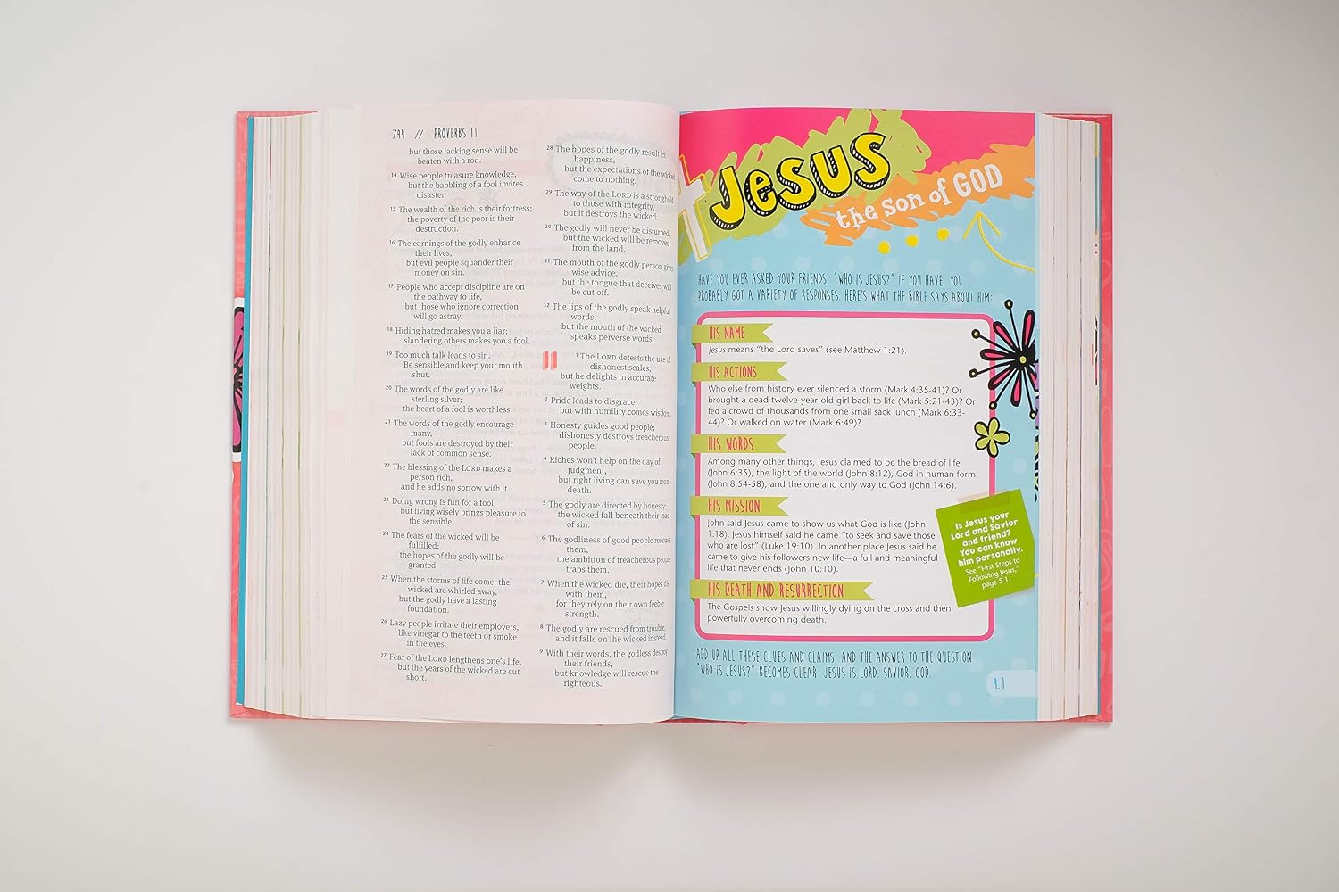 NLT Girls Life Application Study Bible, Hardcover – Tyndale New Living Translation Devotional Bible for Tween Girls, Ages 11–14 (ISBN: 9781414397818) - Image 4