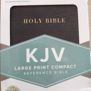 KJV Large Print Compact Bible, Black Bonded Leather | ISBN 9781433644610