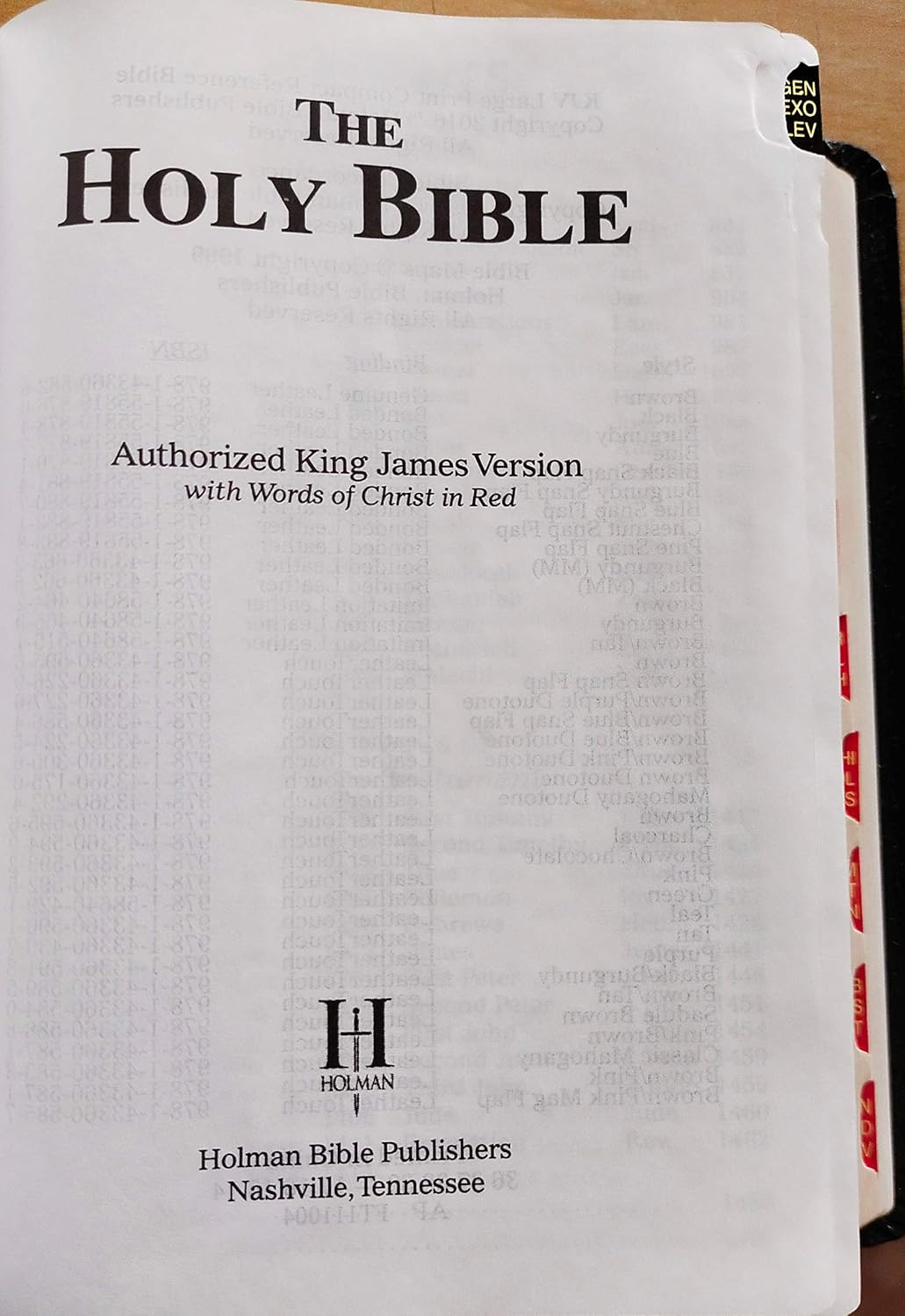 KJV Large Print Compact Bible, Black Bonded Leather | ISBN 9781433644610 - Image 2